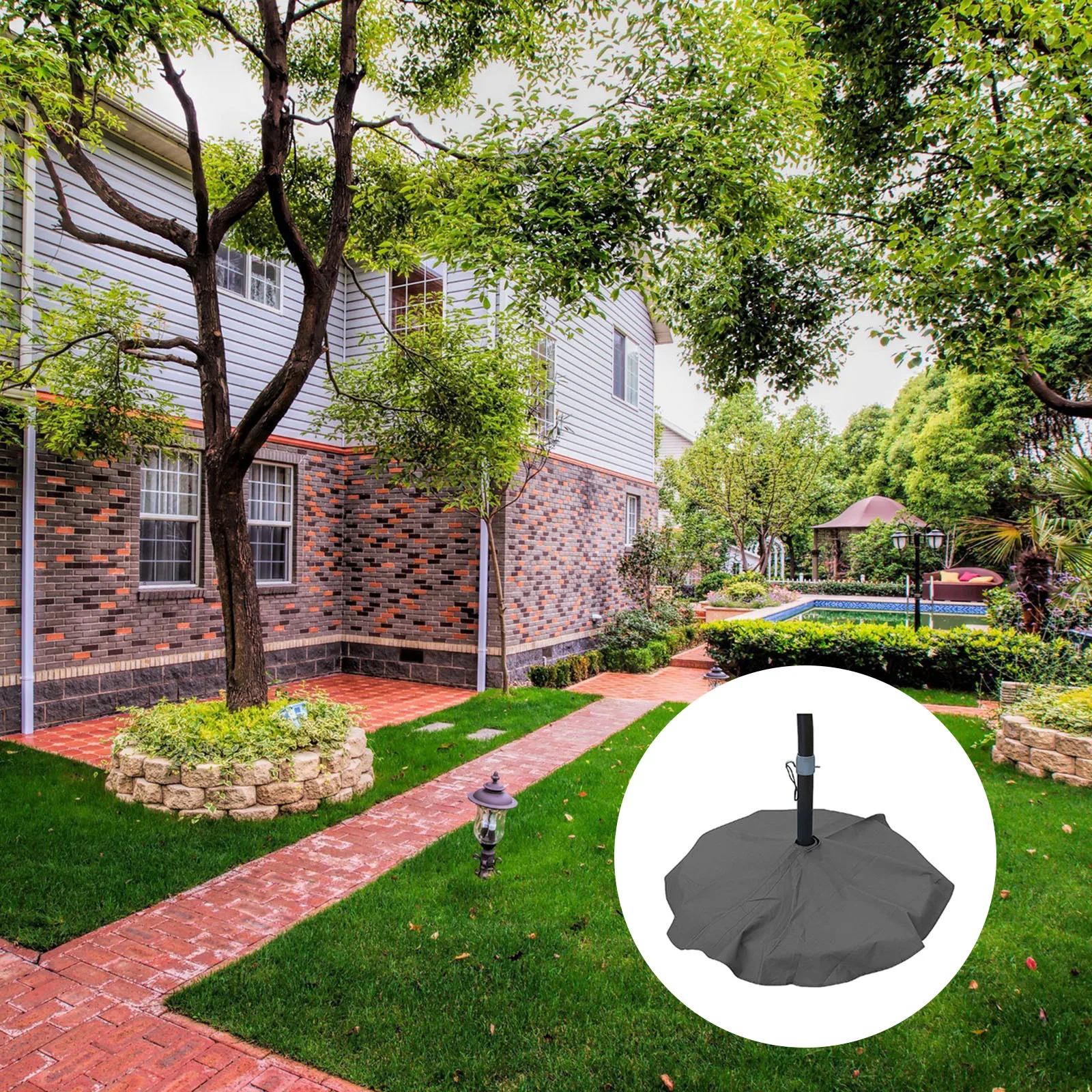 

Garden Patio Umbrella Base Canopy Cover Parasol Base Protector Umbrella Stand Cover Weatherproof Heavy Duty Canopy Cover Cloth