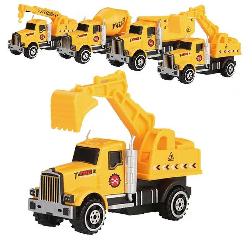 

Children Multiple Style Engineering Car Model Alloy Car Simulation Garbage Truck Metal Car