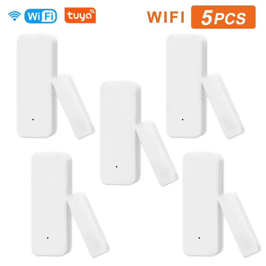 

Датчик окон и дверей TUYA, Беспроводной сенсор с поддержкой Wi-Fi и Google Assistant