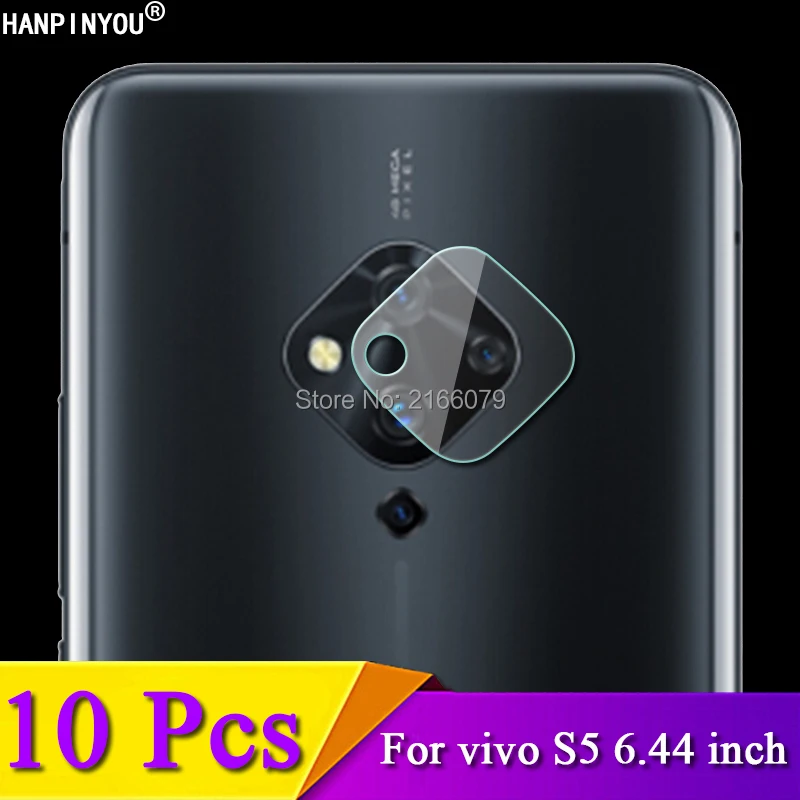 

10 Pcs/Lot For vivo S5 S 5 6.44" Clear Rear Back Camera Lens Protective Protector Cover Soft fiber Tempered Glass Film Guard