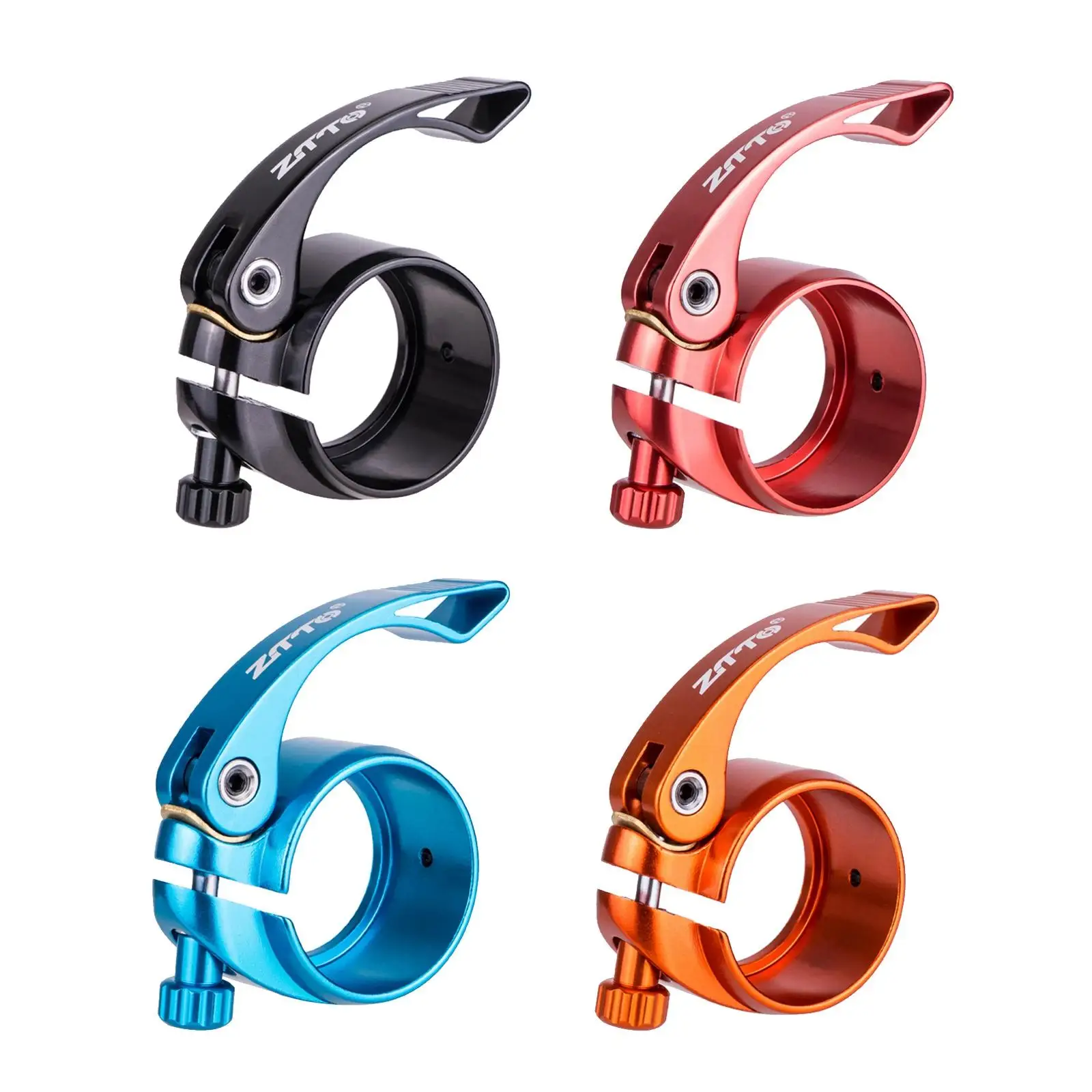

Folding Bike Bicycle Seatpost Clamp Aluminum Alloy Quick Release Bike Lock Seat Post Tube Clip Clamp 40.8mm