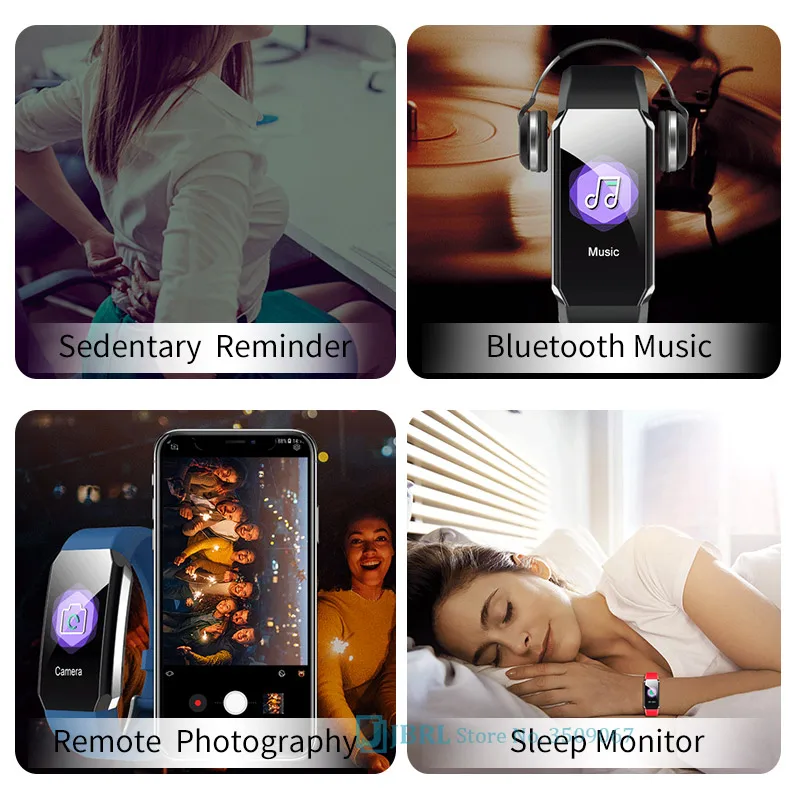 Модные Смарт часы для мужчин и женщин фитнес трекер монитор Водонепроницаемый IP68