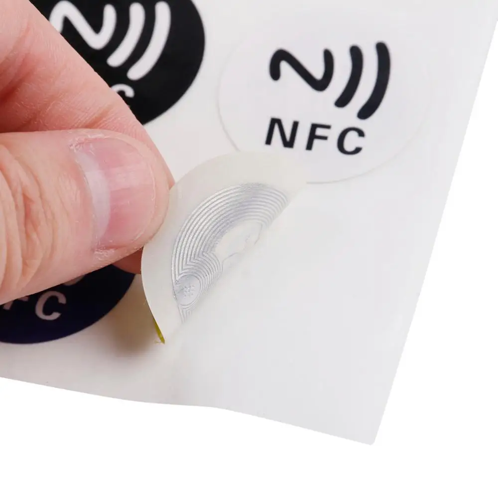 Наклейки RFID Метка для NFC Smart Label электронная метка 13 56 МГц NTAG213 универсальных