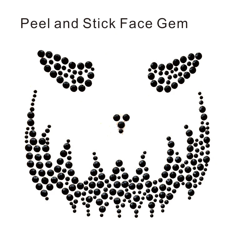 HFG01 1 шт. стикер с изображением тыквы для макияжа лица украшение тела декор