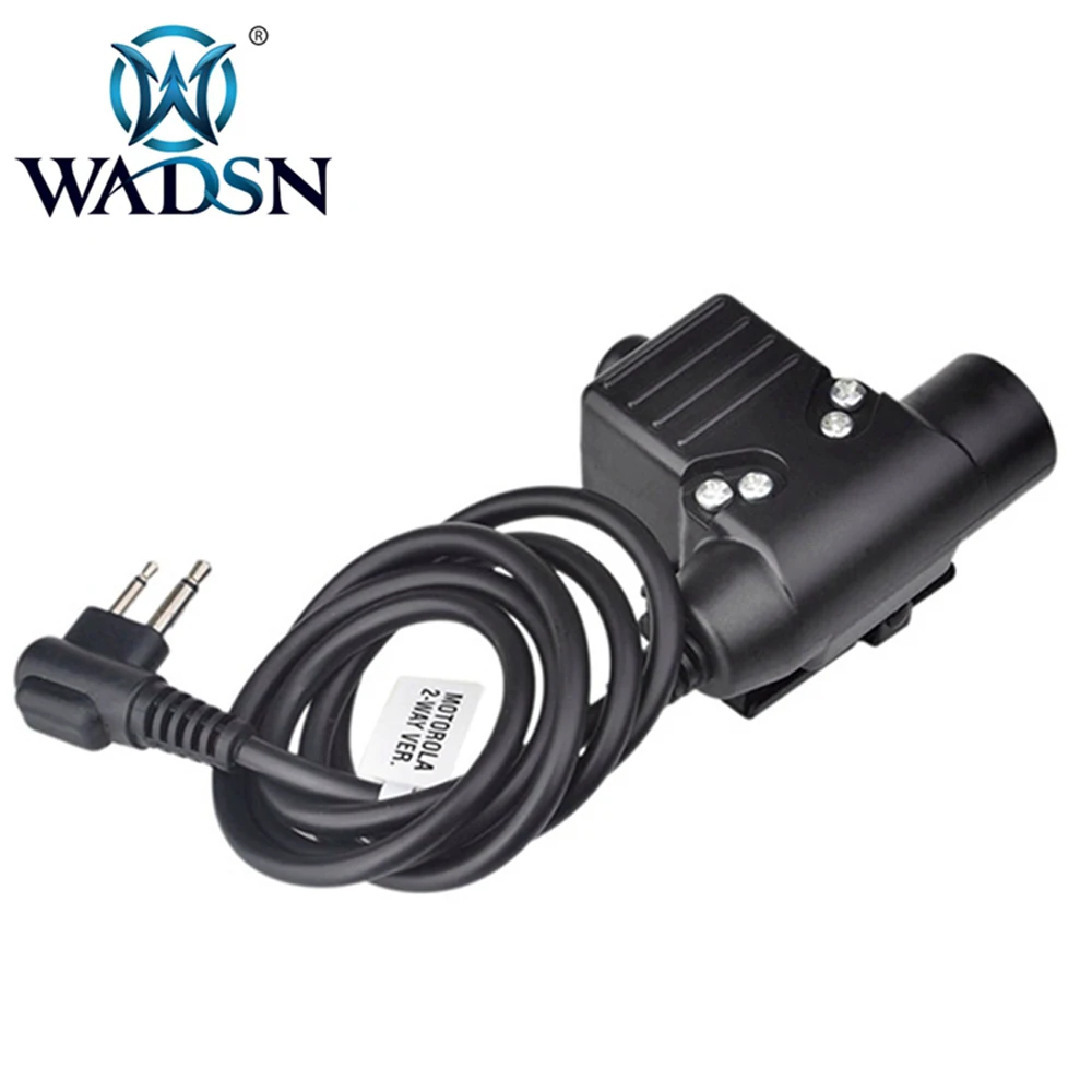 WADSN водонепроницаемый zSelex TASC1 тактическая гарнитура + U94 PTT Kenwood радио страйкбол