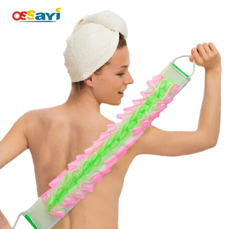 Длинное корейское отшелушивающее средство для очищения тела массажное