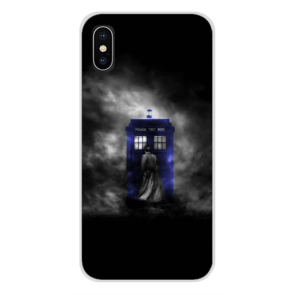 Dr Who Tardis Police Box Glasxy For HTC One U11 U12 X9 M7 M8 A9 M9 M10 E9 Plus Desire 630 530 626 628 816 820 830 TPU Skin Cover | Мобильные