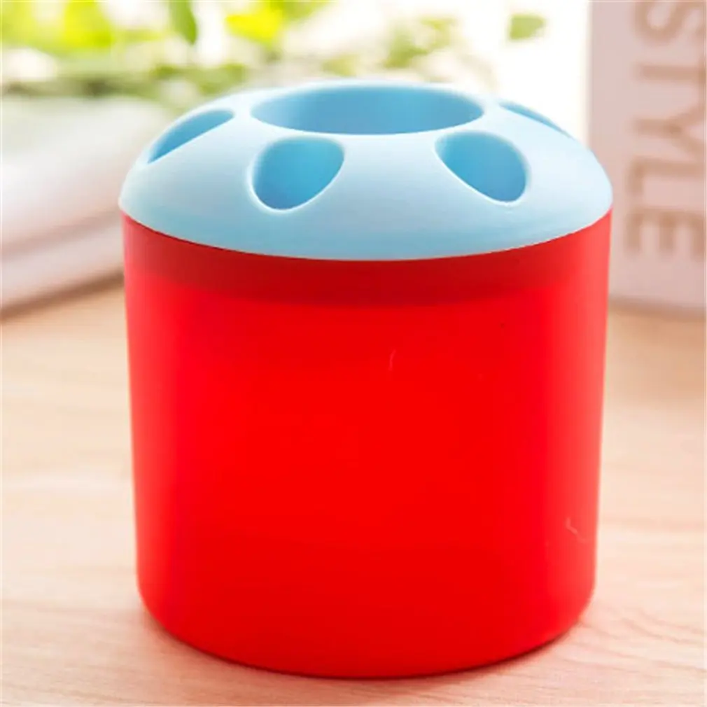 Креативные яркие цвета зубная щетка цилиндрическая пластиковая многоцелевая