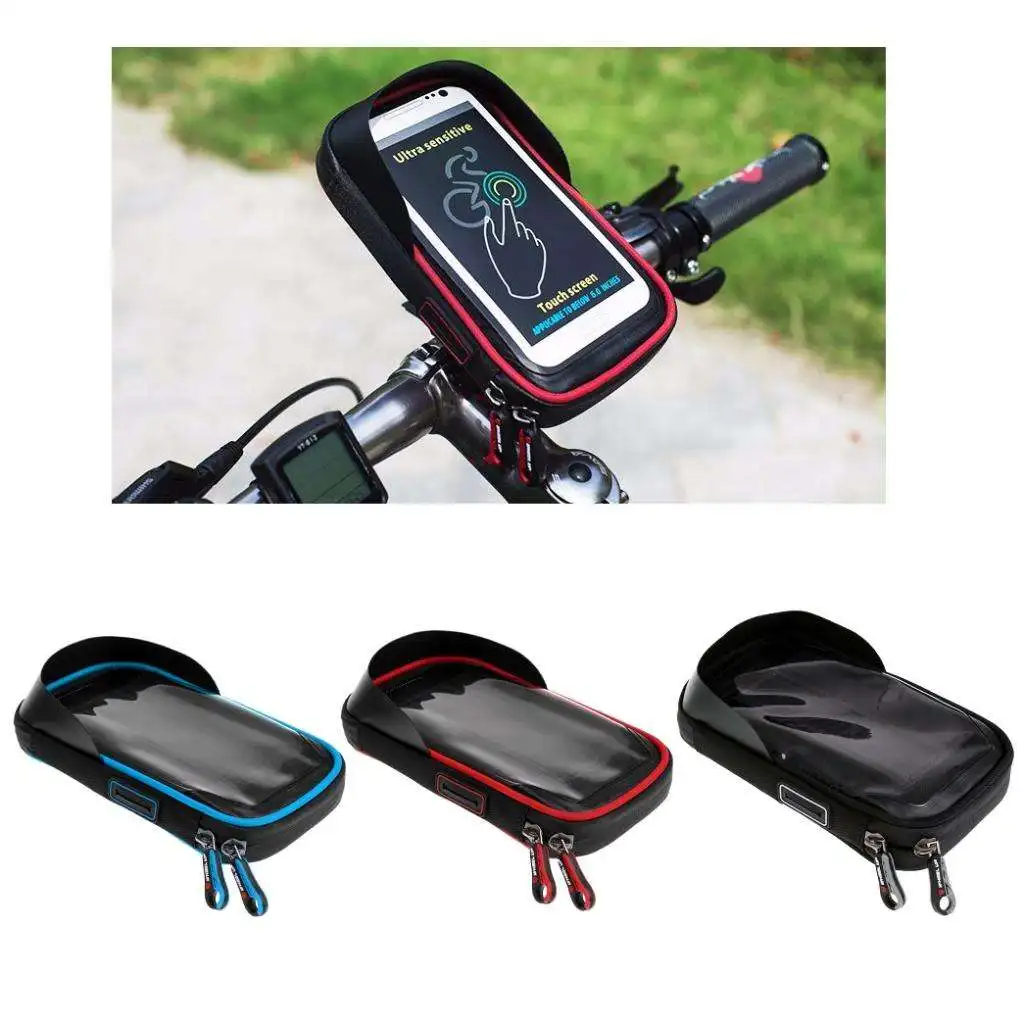 

Сумка для телефона на руль велосипеда тонкая передняя трубка сумка-держатель для телефона GPS