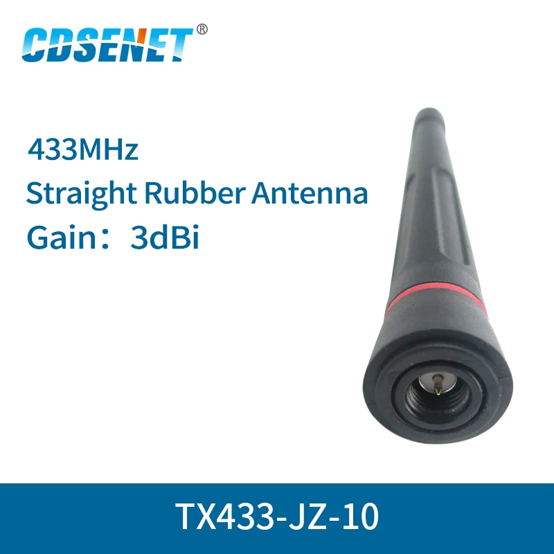 

2pc/lot 3dBi SMA Male 433MHz Omni Wifi Antenna High Gain Omnidirectional 433 Mhz Fm Radio Antena CDSENET TX433-JZ-10