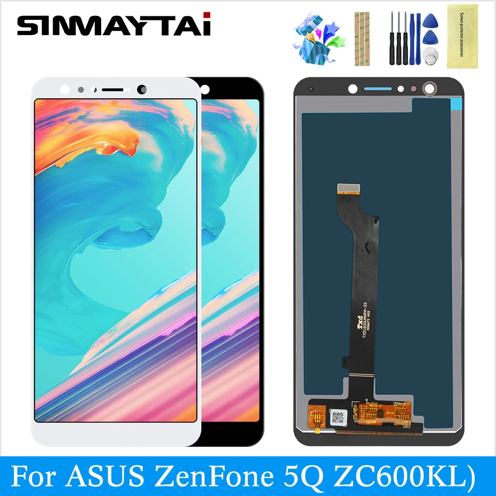 

For ASUS ZenFone Asus ZenFone 5 Lite 2018 ZC600KL lcd display digitizer touch screen replacement Parts black lcd 5 Lite ZC600KL