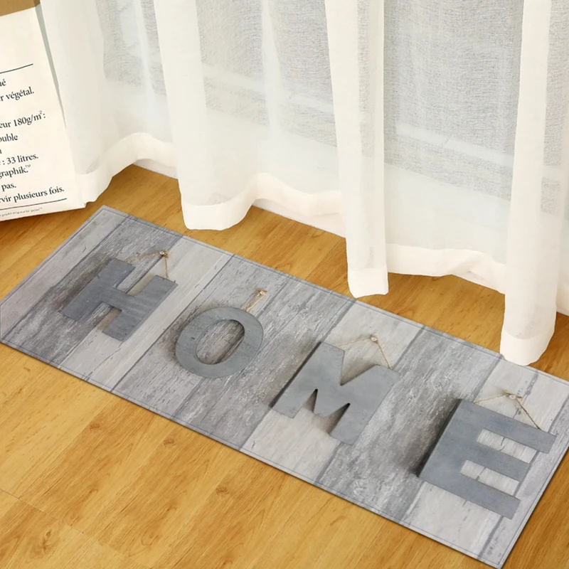 3D домашний Придверный коврик с буквенным принтом коврики для прихожей кухни