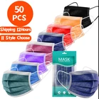 Маска Защитная одноразовая из нетканого материала, 3 слоя фильтра