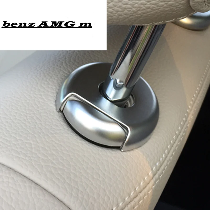 Хромированные кнопки регулировки ABS для Mercedes Benz C Class W205 GLC X253 2015 2018|Наклейки салона