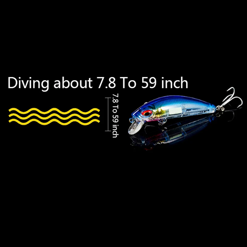 

Fishing Accessories 1PC Fishing Lure Flash Light Minnow Luminous Lures Metal Sequins Bait Shrimp Bait Tackle