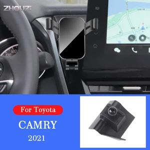 car mobile phone holder stand gps stand navigation gravity bracket for toyota camry 2021 car accessories free global shipping