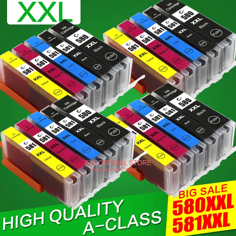 Чернильный принтер для картриджей Canon TS6150 TS6250 TS 6150 6250 Pixma 580XXL PGI580 | Компьютеры и