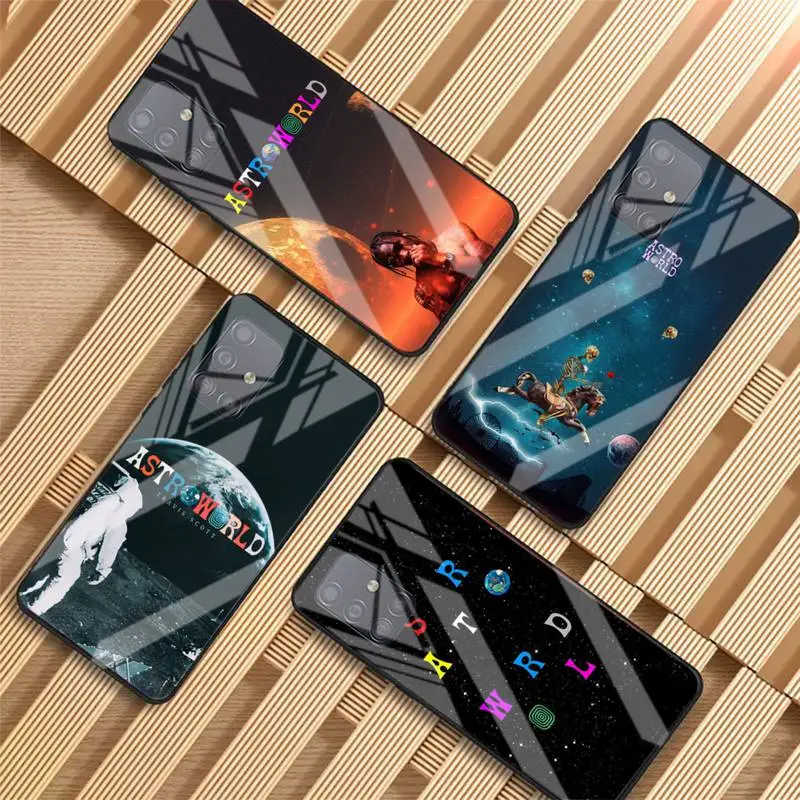 

Travis Scott Astroworld Phone Case For Samsung S6 7 Edge Plus 8 9 10 Plus Note8 9 10pro 10E S20 Plus UltraTempered Glass
