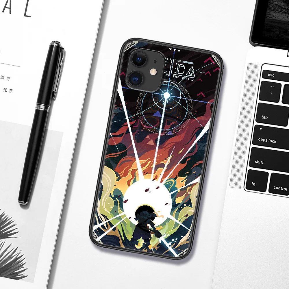 

Legend of Zeldas Game Phone Case For Iphone 5 5S SE 2020 6 6S 7 8 Plus 11 12 Mini X XS XR Pro Max black Hoesjes Tpu Etui Soft