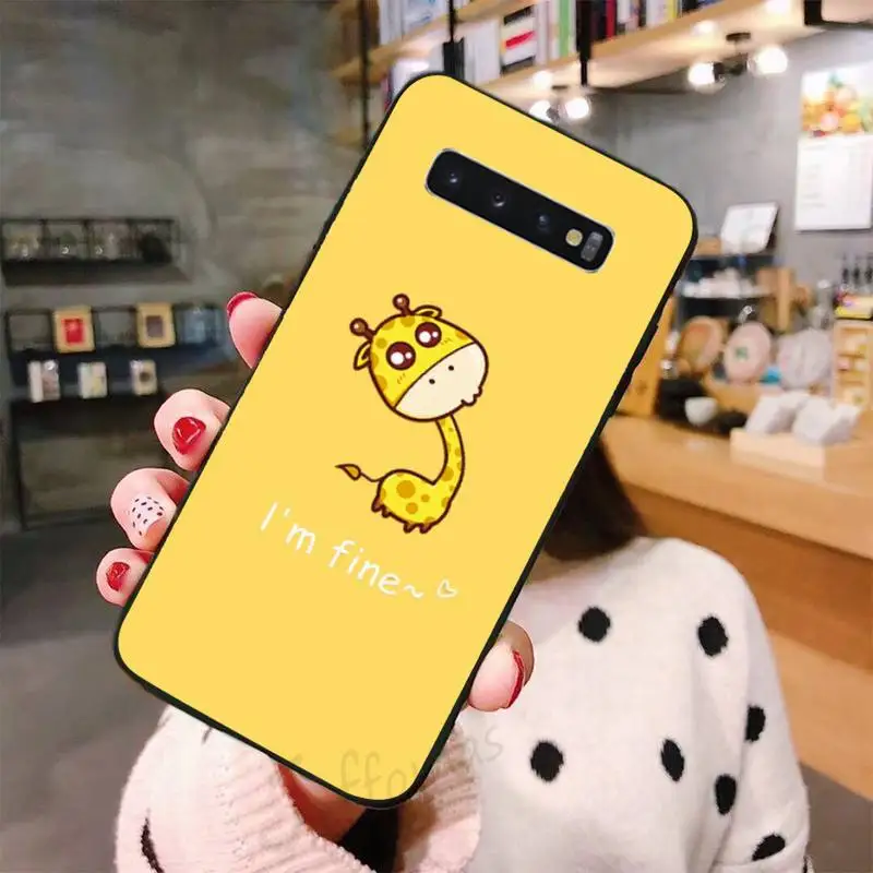 

Cactus Avocado Giraffe Phone Case For Samsung A50 A51 A71 A20E A20S S10 S20 S21 S30 Plus ultra 5G M11 funda shell