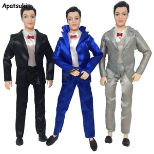 Красивый свадебный костюм, деловая одежда для Кена, наряд для бойфренда Барби, аксессуары для кукол, детская игрушка