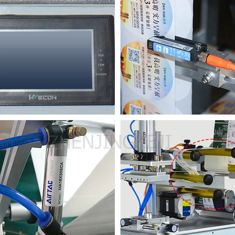 

Semi-automatic Flat Labeling Machine High Precision Plastic Glass Metal Flat Small Labels Stickers Labeling Machine Equipment