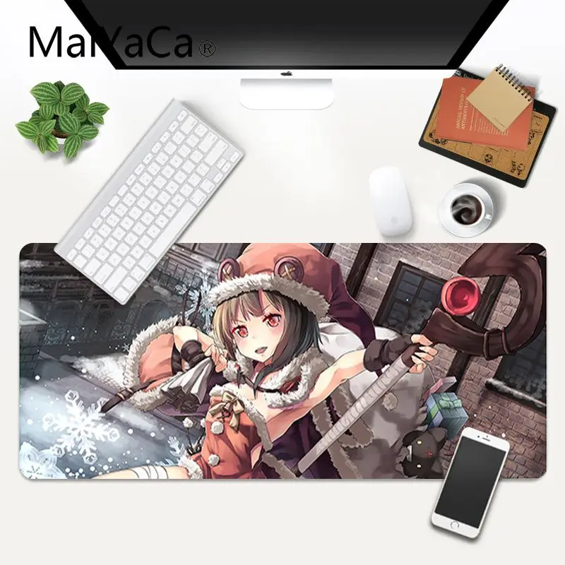 

Dongman Konosuba Megumin Hot Sales Gamer Speed Mice Retail Small Rubber Mousepad Size for 300x600x2mm