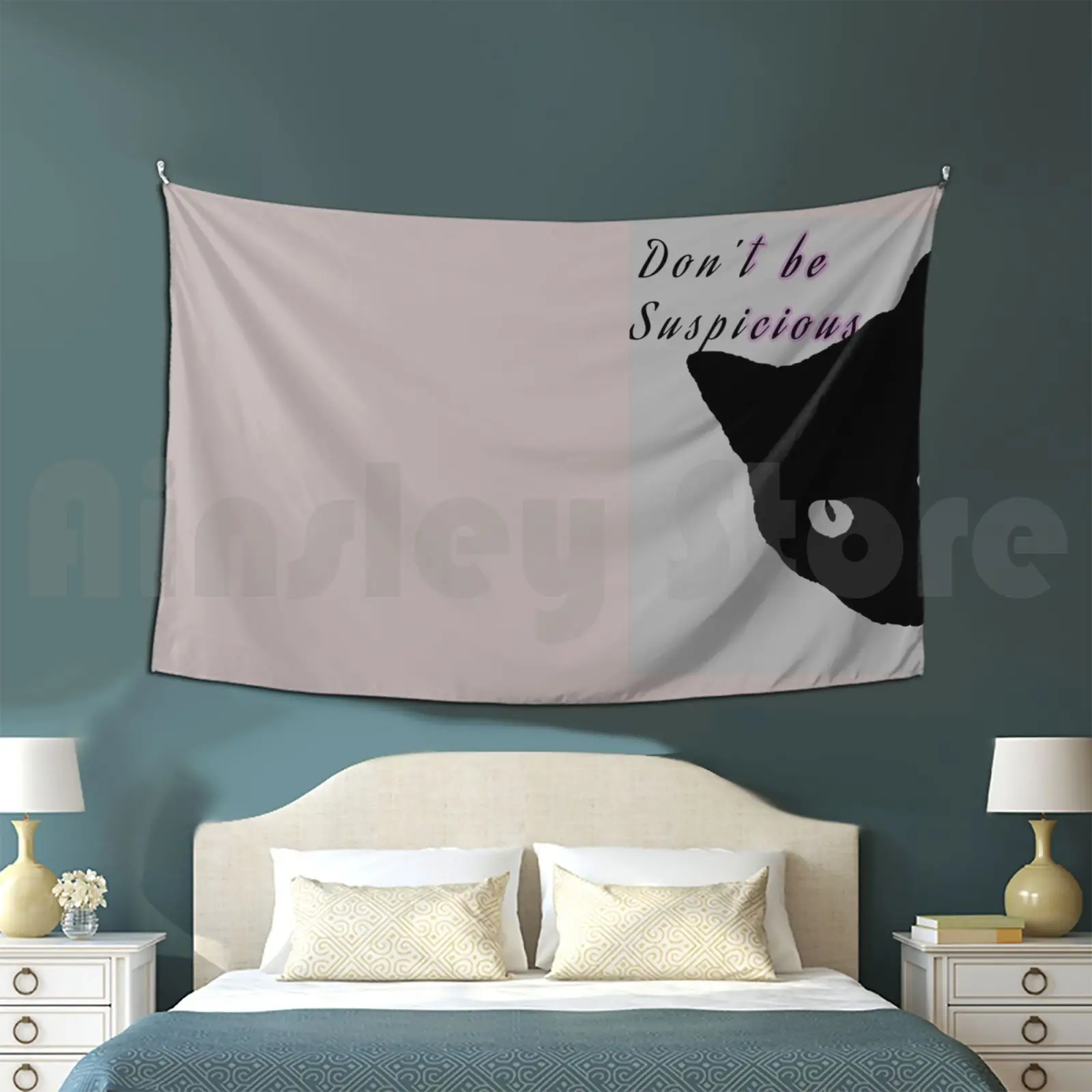 

«Не подозритесь», гобелен для гостиной, спальни, кошки, не подозритесь, забавный мем, юмор