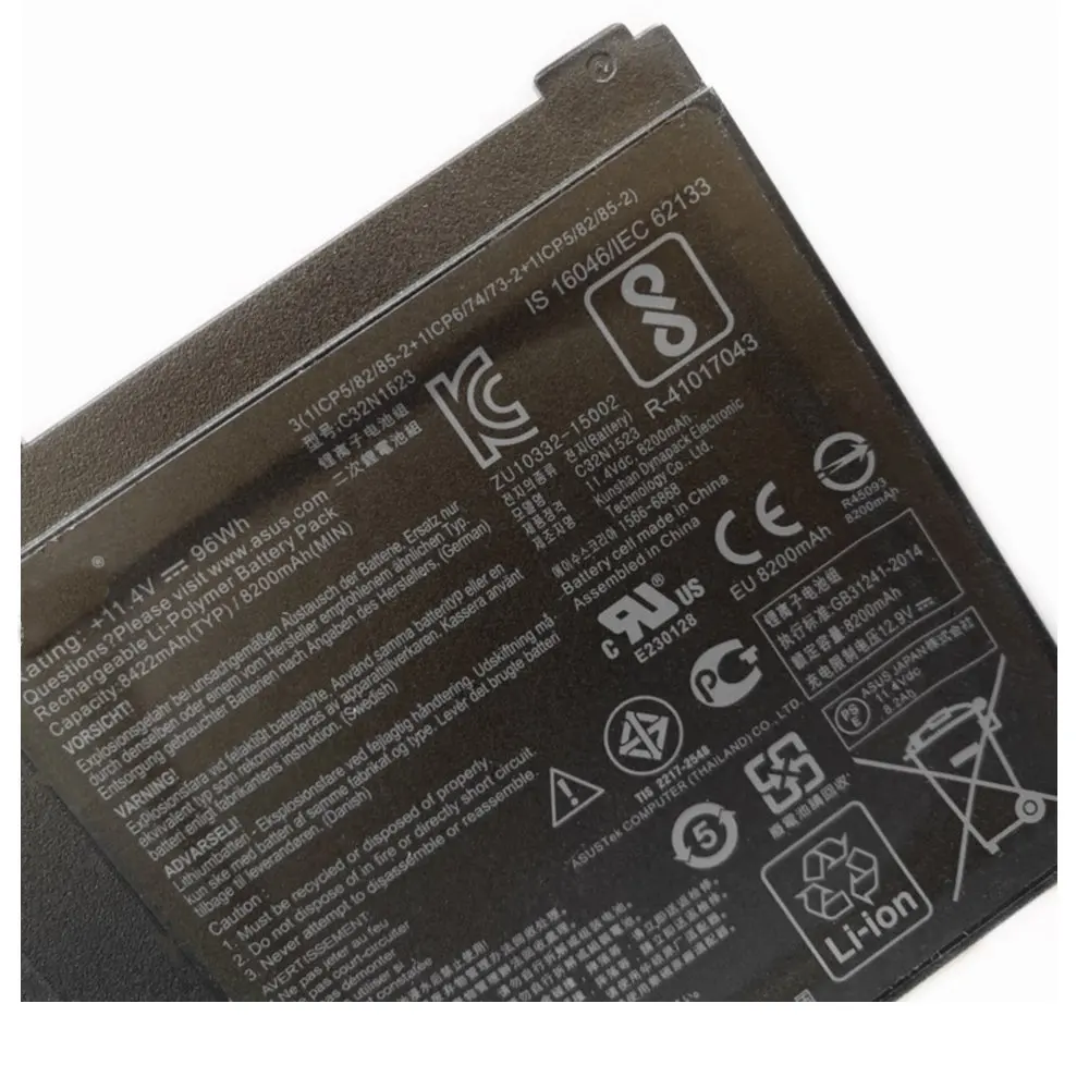 Новый высококачественный аккумулятор 11 4 в 8200 мАч/96WH C32N1523 для ноутбука ASUS Zenbook Pro