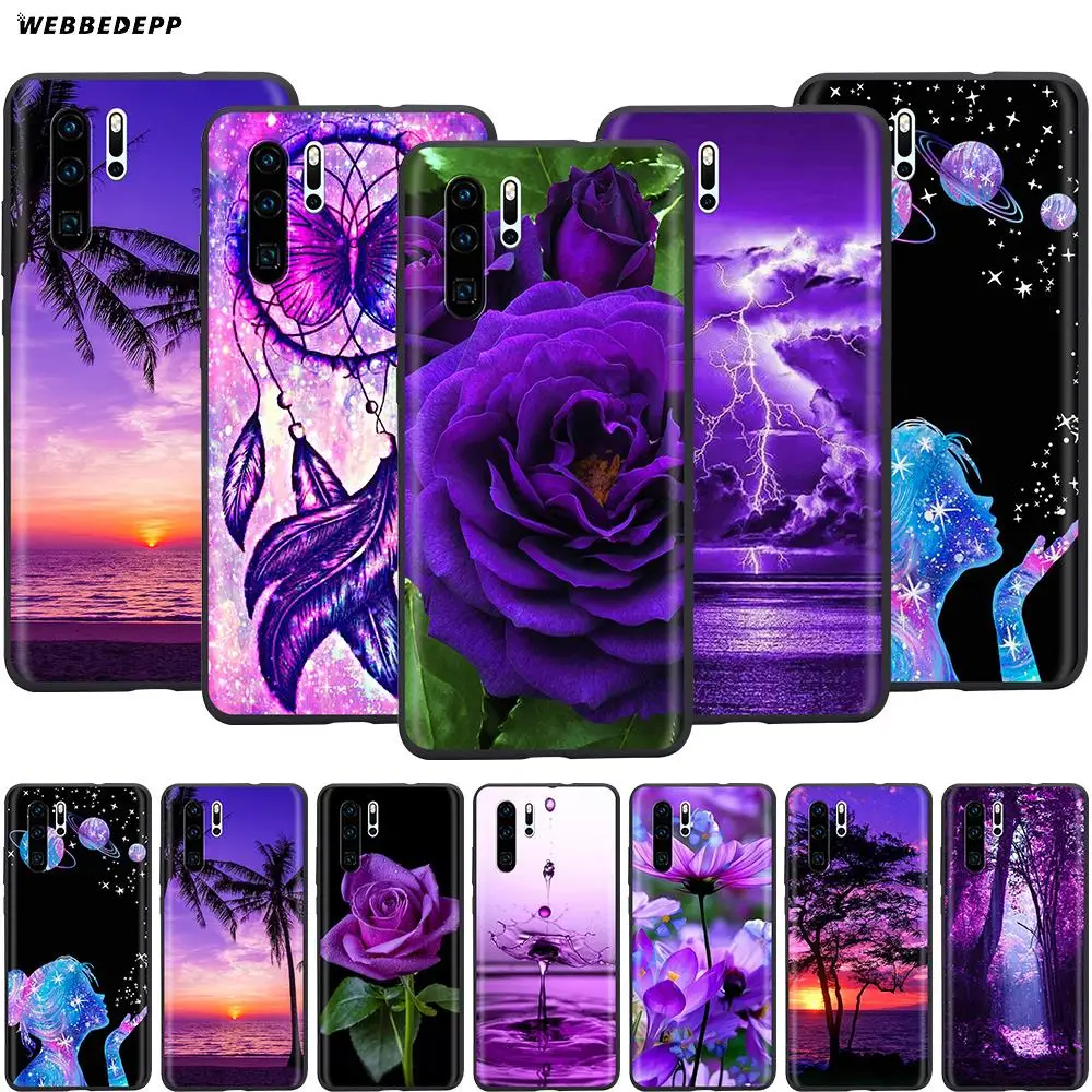 Webbedepp чехол Infinity on Purple для Huawei Mate 10 20 30 Nova 2i 2 3 3i 4 5i Y5 Y6 Y7 Y9 Pro Lite Prime | Мобильные