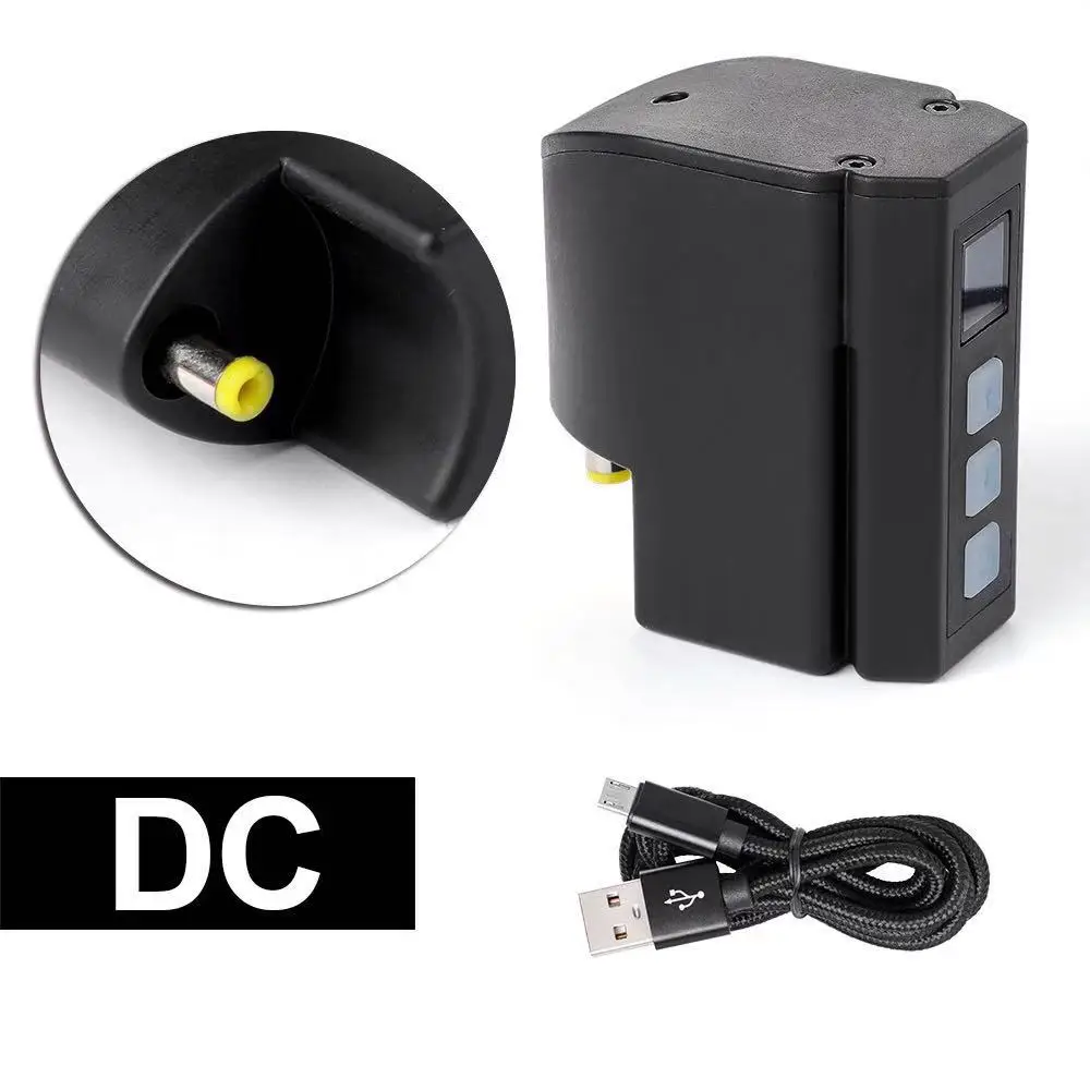 2021 Новый RCA/DC источник питания для татуировки высокой емкости 2400 мАч беспроводной