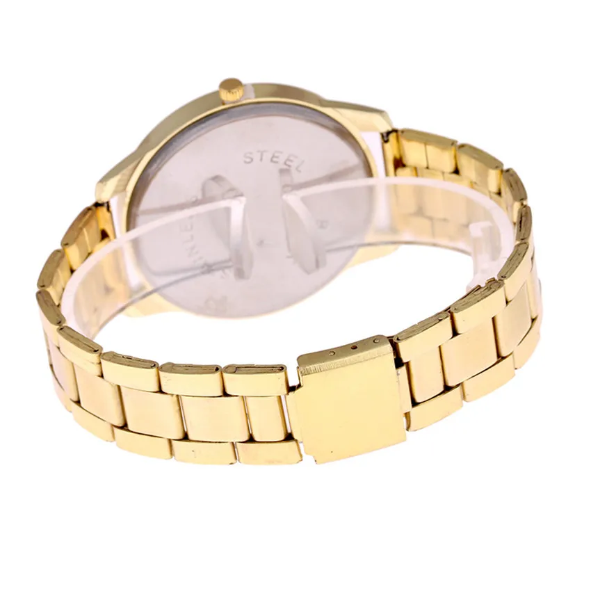 Часы наручные для мужчин и женщин роскошные кварцевые модные стальные