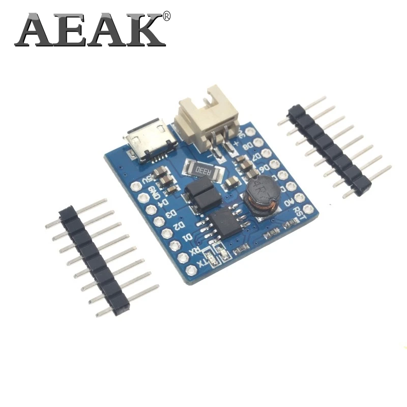 AEAK Защита аккумулятора V1.1.0 для WAVGAT D1 mini зарядка и усиление одной литиевой батареи