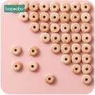 Bopoobo 2050 шт маленькие деревянные бусины Abacus Детские аксессуары для ухода за ребенком DIY классическая сенсорная игрушка новый подарок для ребенка Органический Детский Прорезыватель