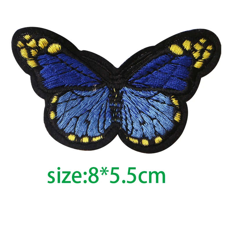 1 шт Бабочка патчи для костюмы Утюг на вышитые аппликации DIY аксессуары одежды
