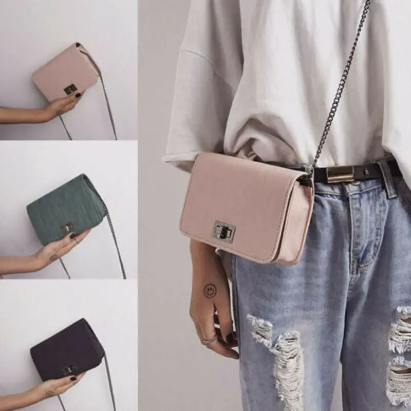 Новинка 2020 сумка через плечо женская кожаная на цепочке сумочка сумочка|Сумки с