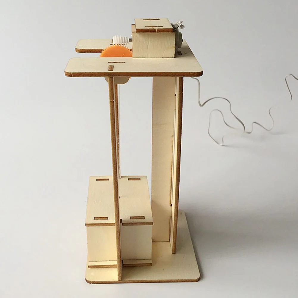 Лифт модель комплект наука собрать детская игра Сделай Сам учебных пособий