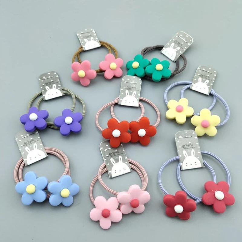 Детский комплект головных уборов 2-30 Детские эластичные резинки ярких цветов для