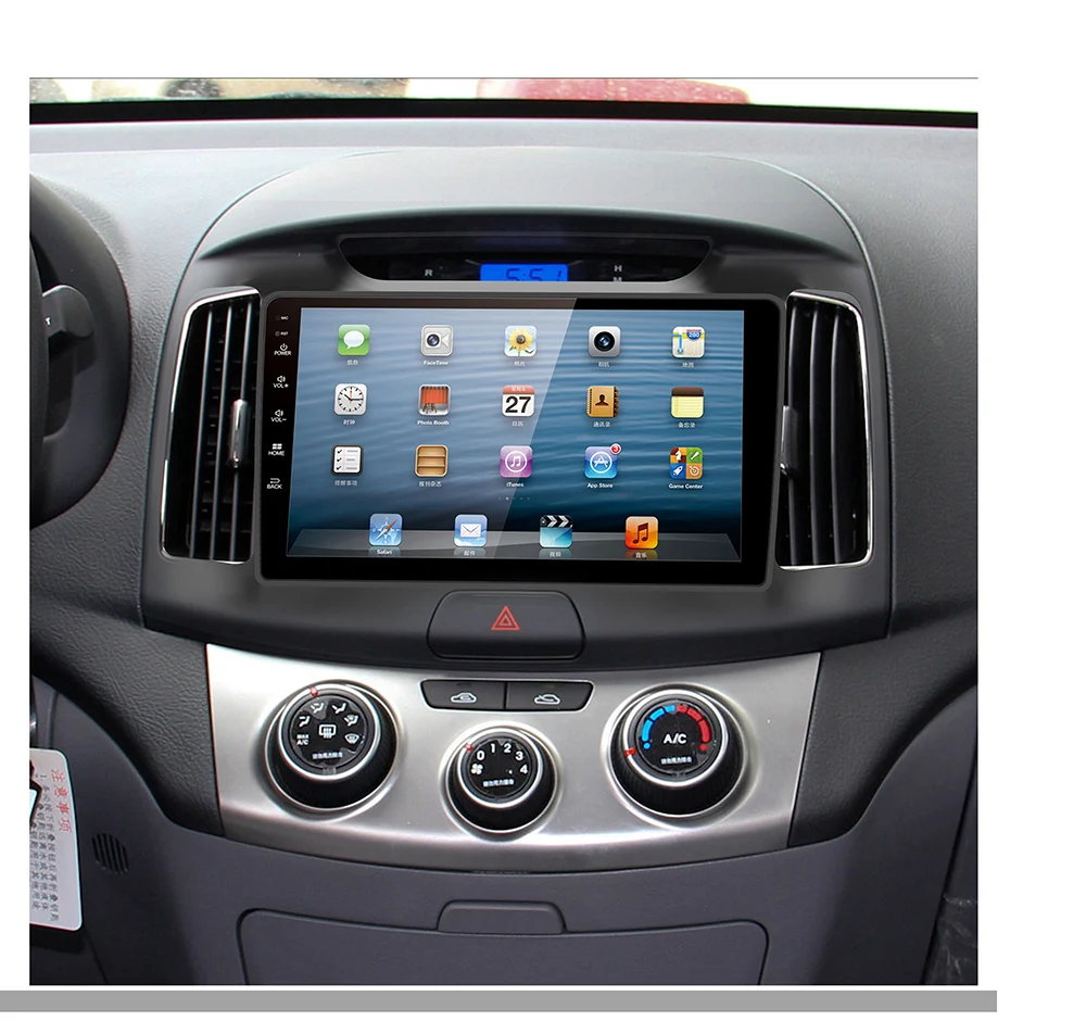 

9 Inch Car Fascia For Hyundai Elantra Fascias Audio Fitting Adaptor Panel Frame Car DVD Frame Dashboard