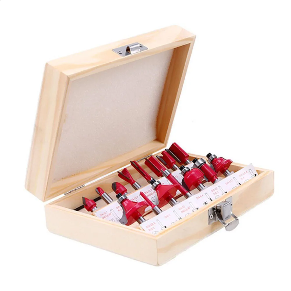 Набор фрез для гравировки по дереву 15 шт. 8 мм | Инструменты