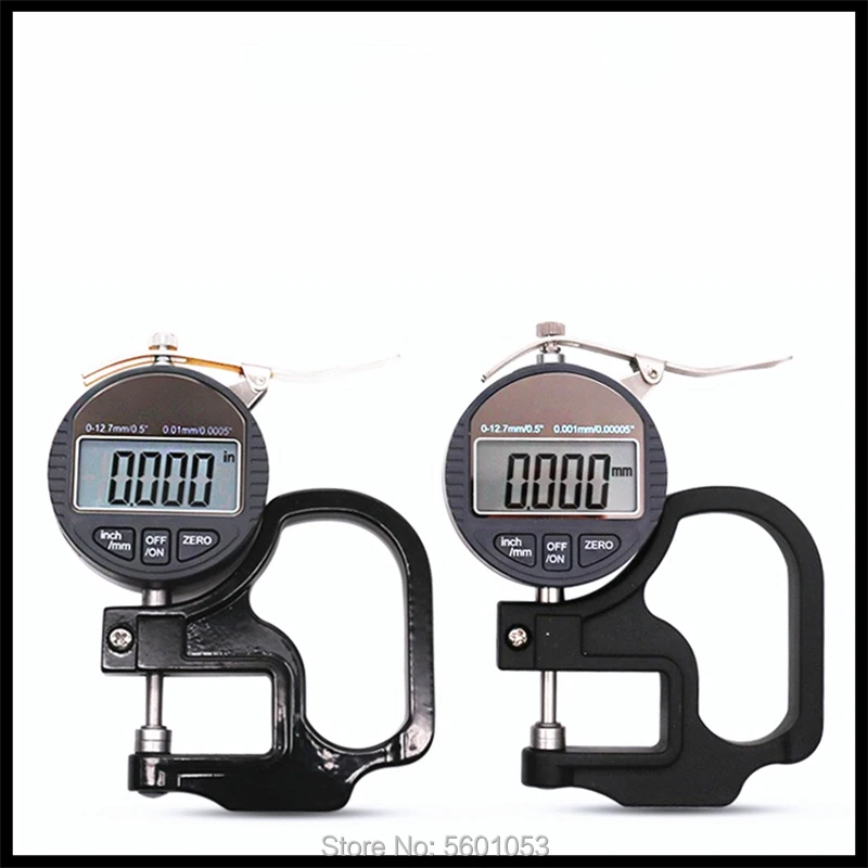 Измерительный прибор шайб толщин для дизельных инжекторов Common Rail с показателем хода микрометра 0-12,7 мм.