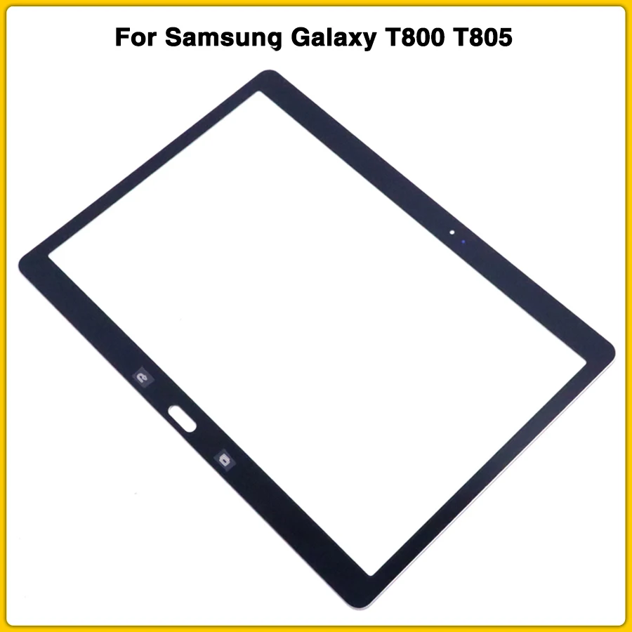 ЖК-передний стеклянный объектив для samsung Galaxy Tab S 10,5 LTE SM-800 SM-T805 T800 T805 внешний сенсорный экран стеклянная панель объектива