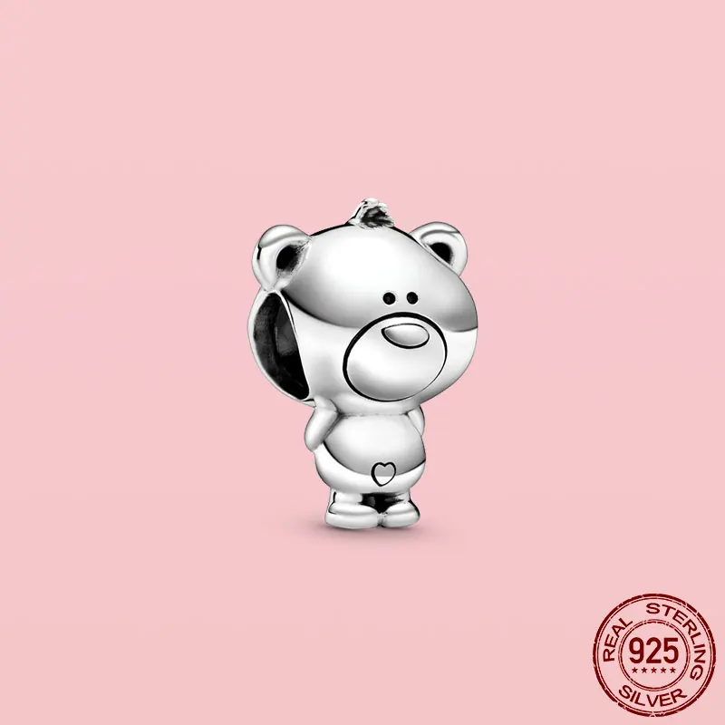 

Hot Sale 925 Sterling Silver Colgante Glittering Animal Series Charm Bead Fit Original Pandora Bracelet Necklace Woman Jewelry