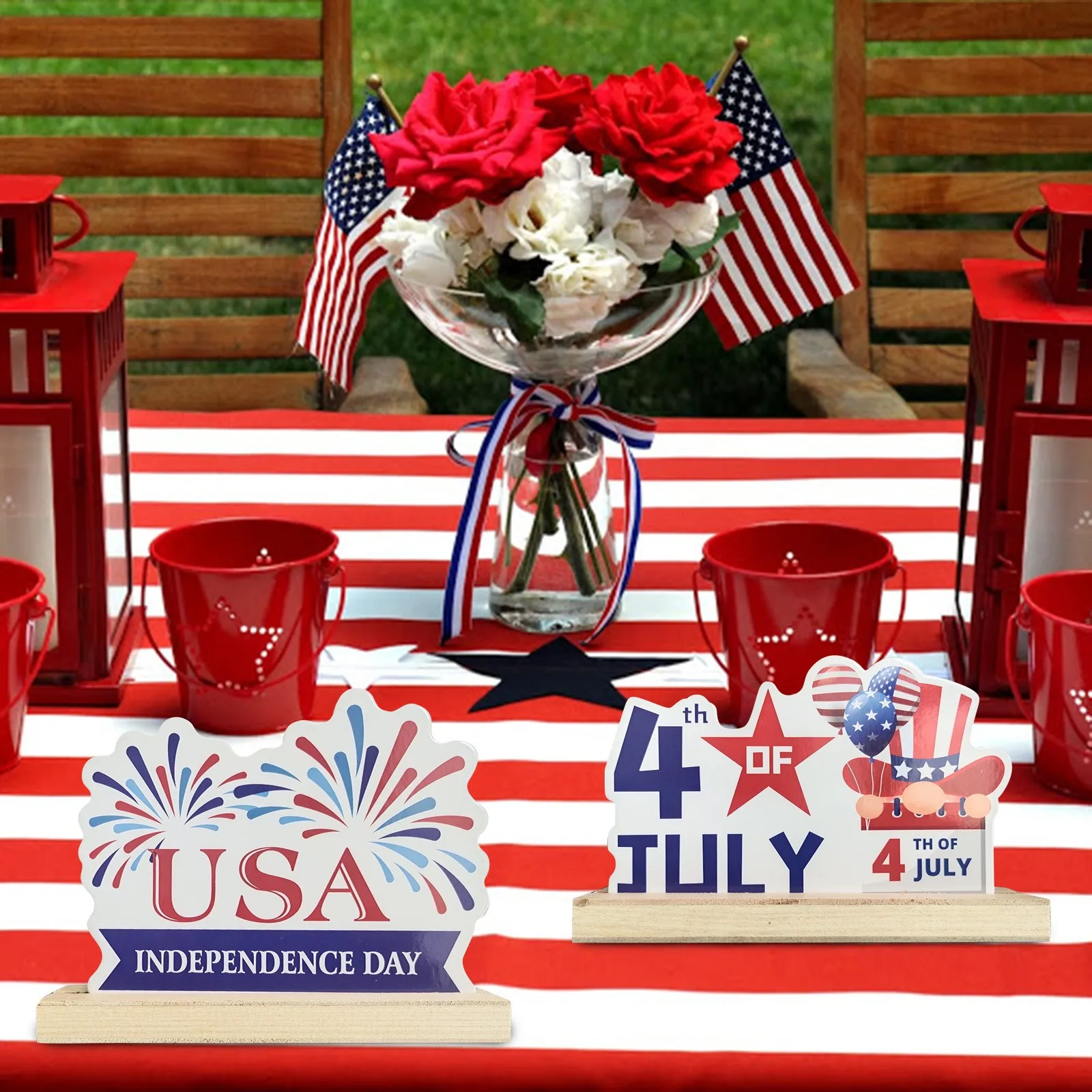 4 июля День независимости Америки 25/40 штук украшение для вечерние реквизит 19 мая 8