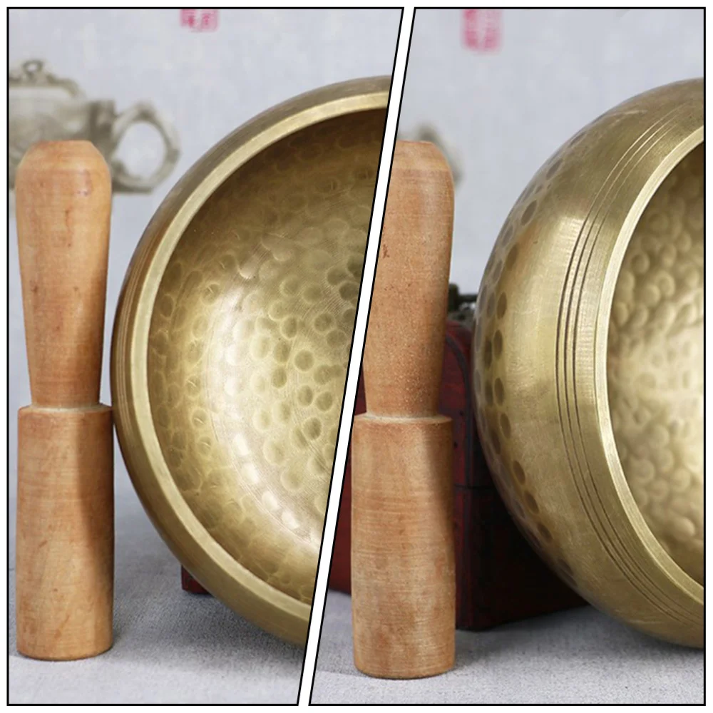 

1 Set of Copper Singing Bowl Sound Bowl Therapy Bowl Storage Bowl
