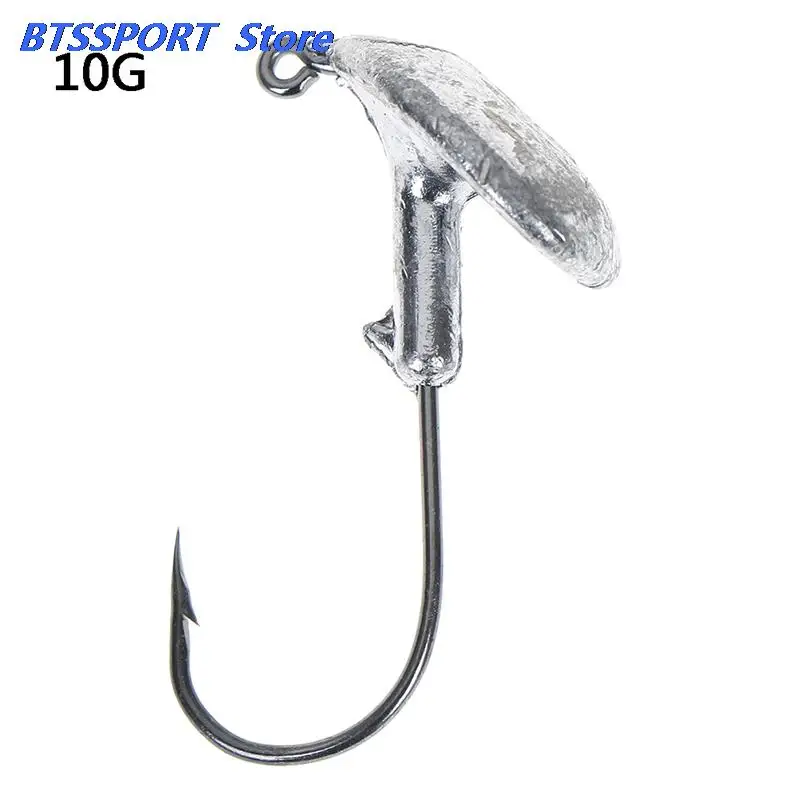 1 шт. свинцовая Мормышка из высокоуглеродистой стали 3.5g 5g 7 г 10 14 крючок со