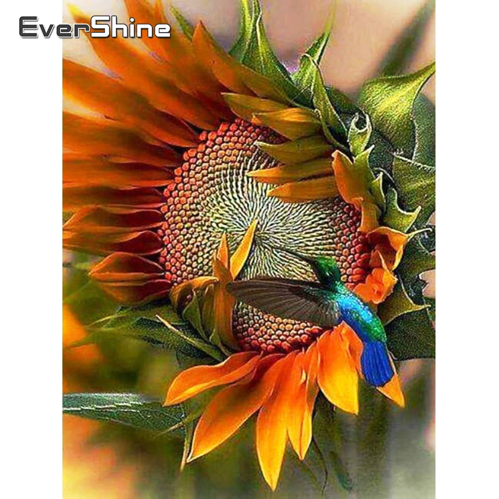 EverShine 5D алмазная вышивка цветы картины стразами мозаика полная выкладка
