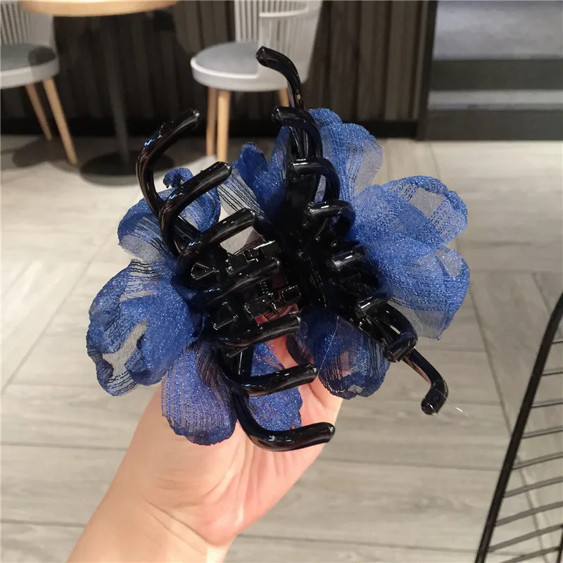 Модная одежда для девочек С декором в виде цветка жемчуг зажим волос заколка со