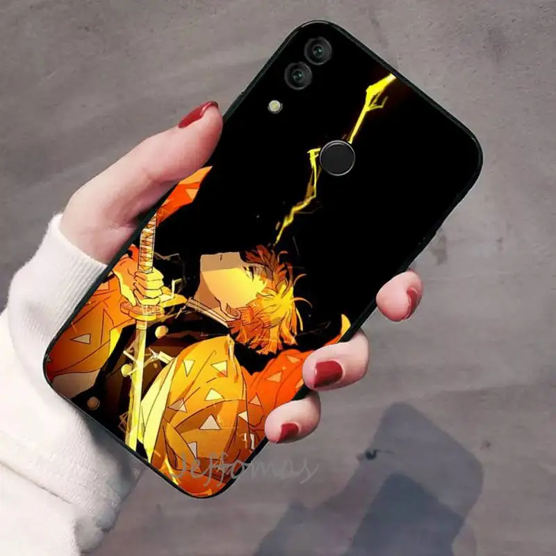 

Anime Demon Slayer Kimetsu no Yaiba Phone Case For Huawei honor Mate P 9 10 20 30 40 Pro 10i 7 8 a x Lite nova 5t