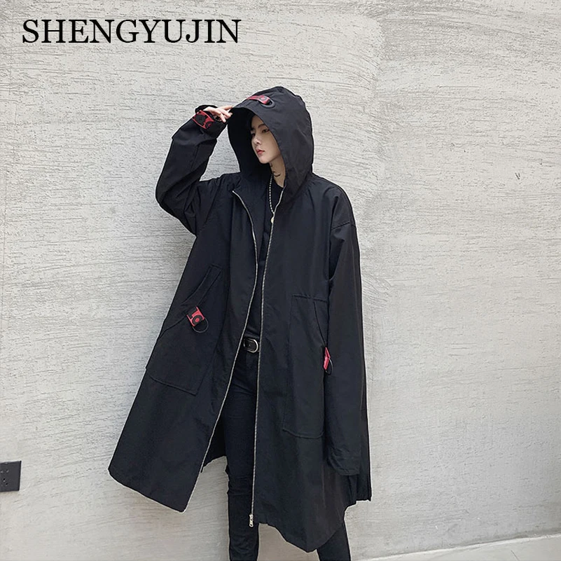 SHENGYUJIN осень темно ins личность лента украшения мужская длинная негабаритная